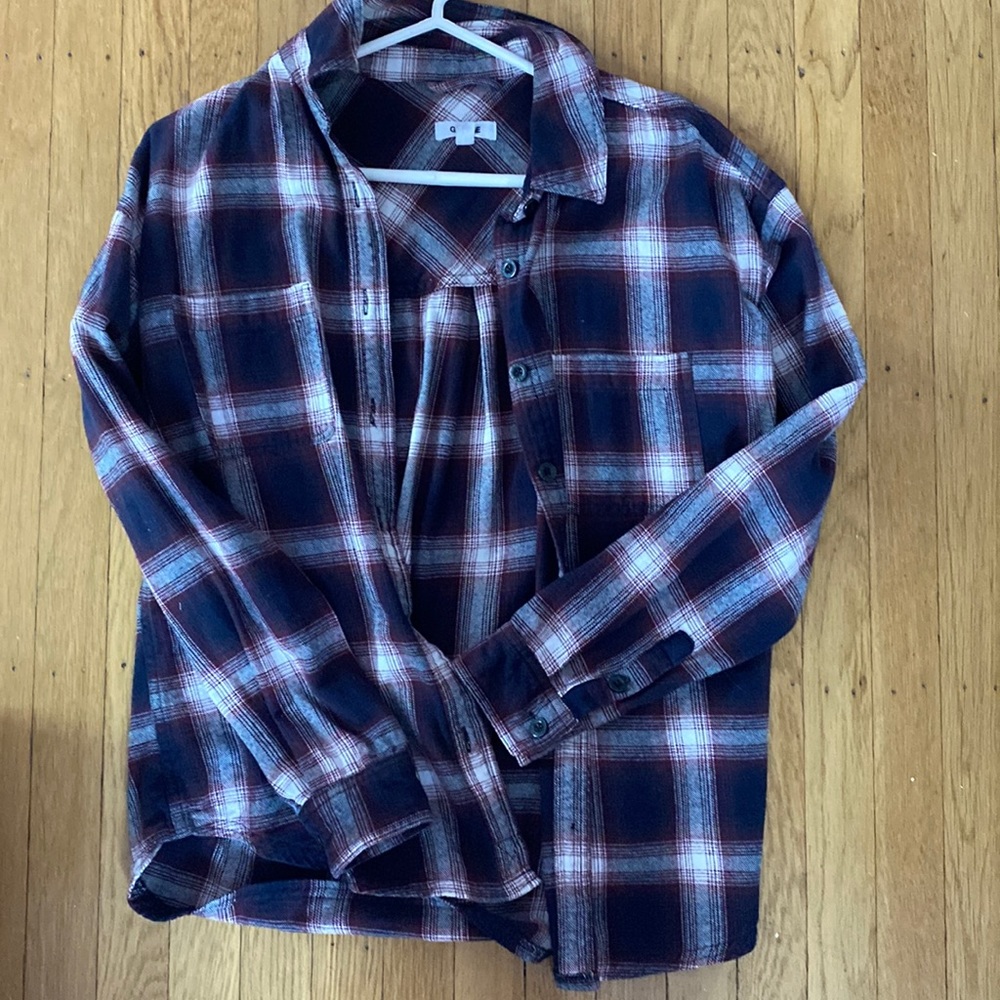 garage flannel jacket size small
